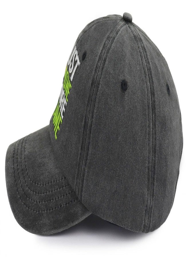 Kahhrepa Pickleball Hats for Men Women, Funny Pickleball Accessories Retirement Birthday Gift, Adjustable Embroidered Just One More Game Baseball Cap Black - Image 3